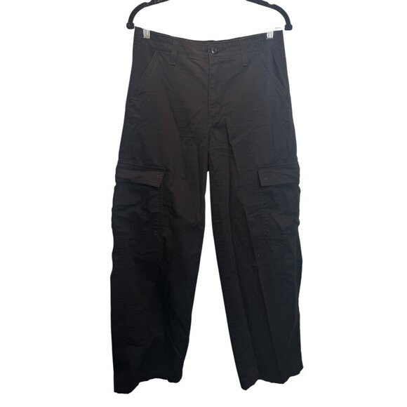 Levi’s 94 Baggy Cargo Pants in Black Size 17 - J21 - Picture 1 of 3